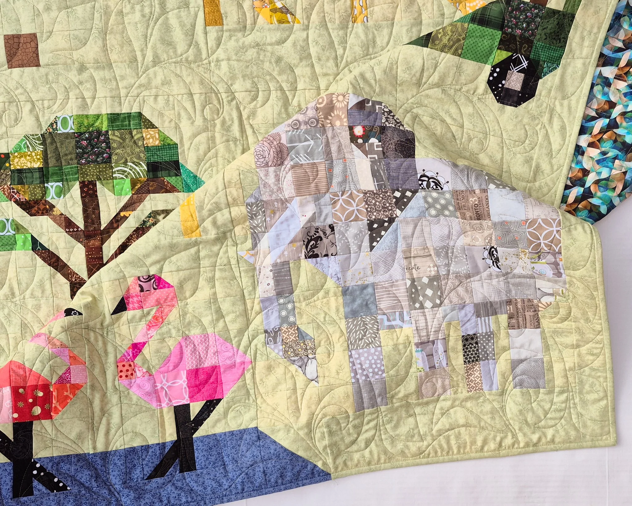 On Safari - A Finished Block of the Month Pattern — Katie Mae Quilts